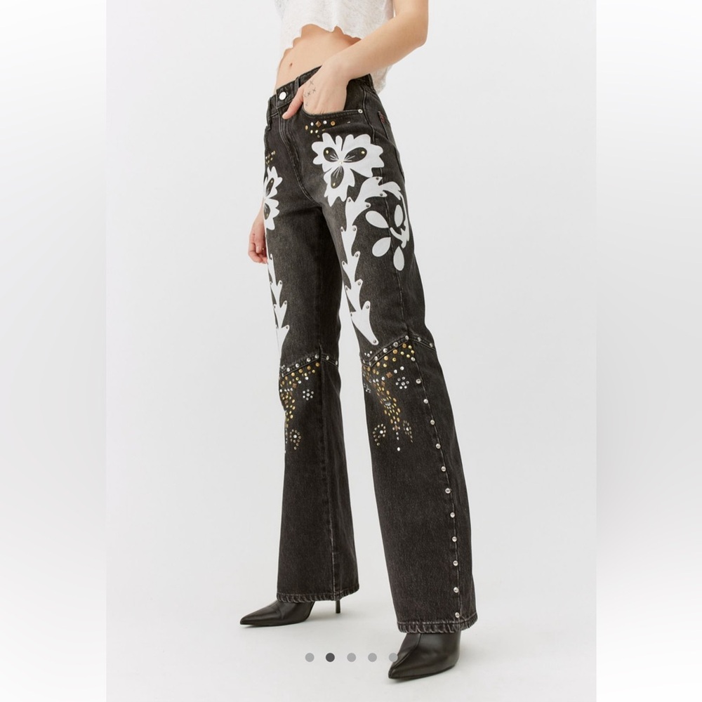 BDG ‘90s Mid-Rise Bootcut Jeans - Embellished